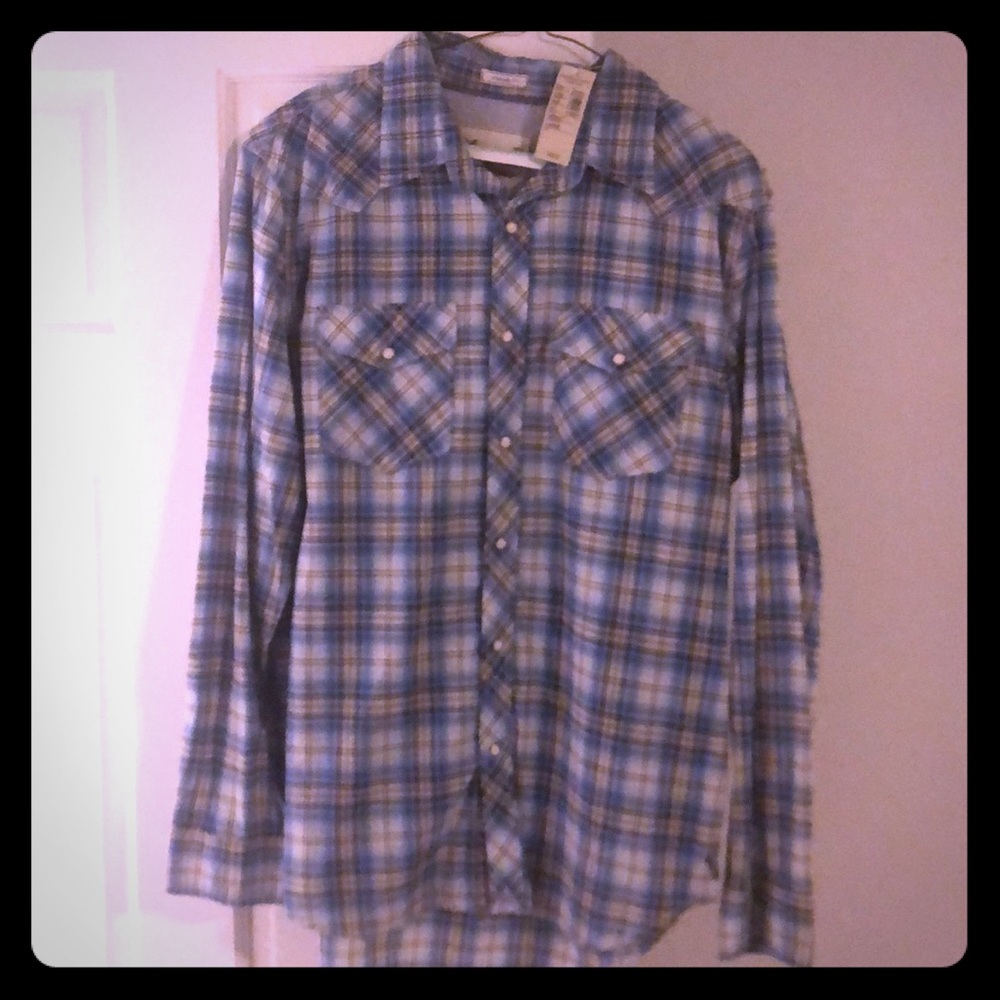 Men’s AMERICAN EAGLE plaid button down